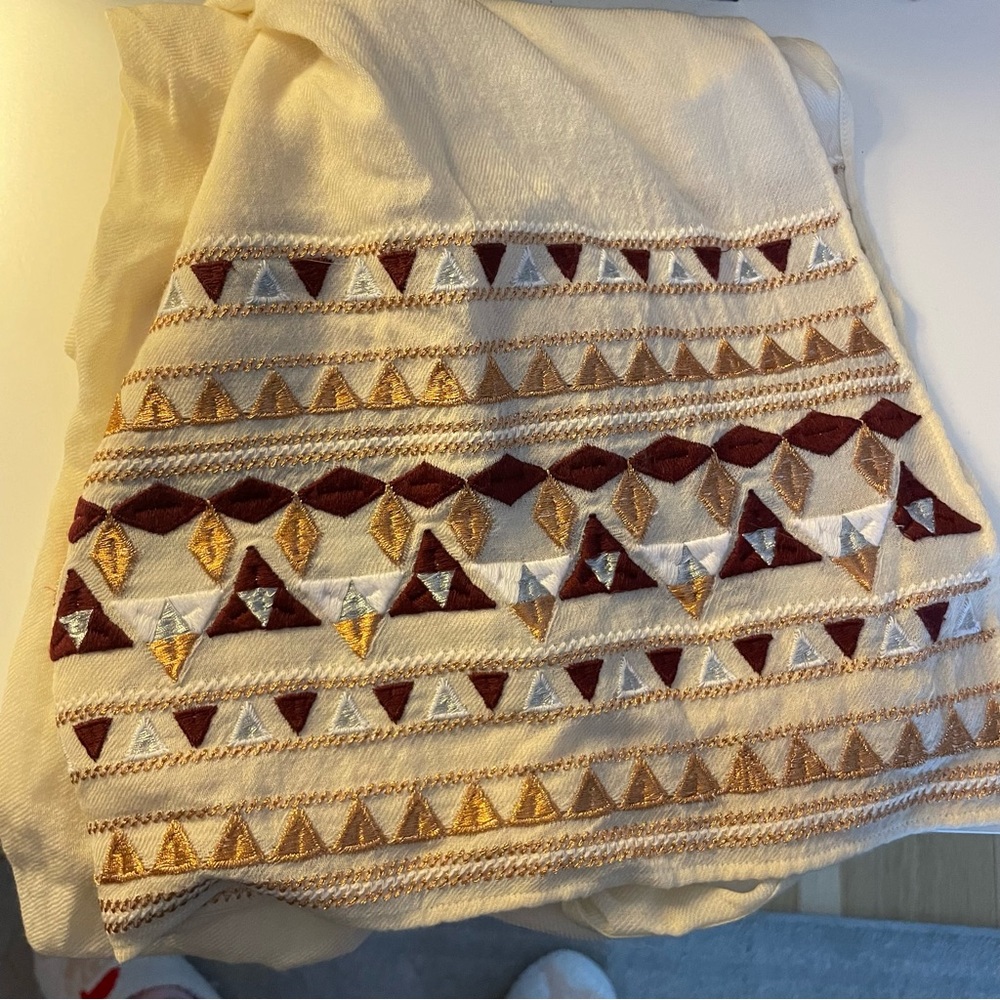 J.Crew Cream Scarf